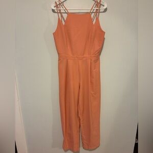 Elegant Coral Jumpsuit